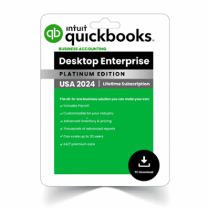 Intuit QuickBooks Desktop Enterprise 2024 | 1 Year